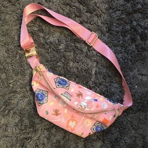 Pink Patterned Fanny Pack